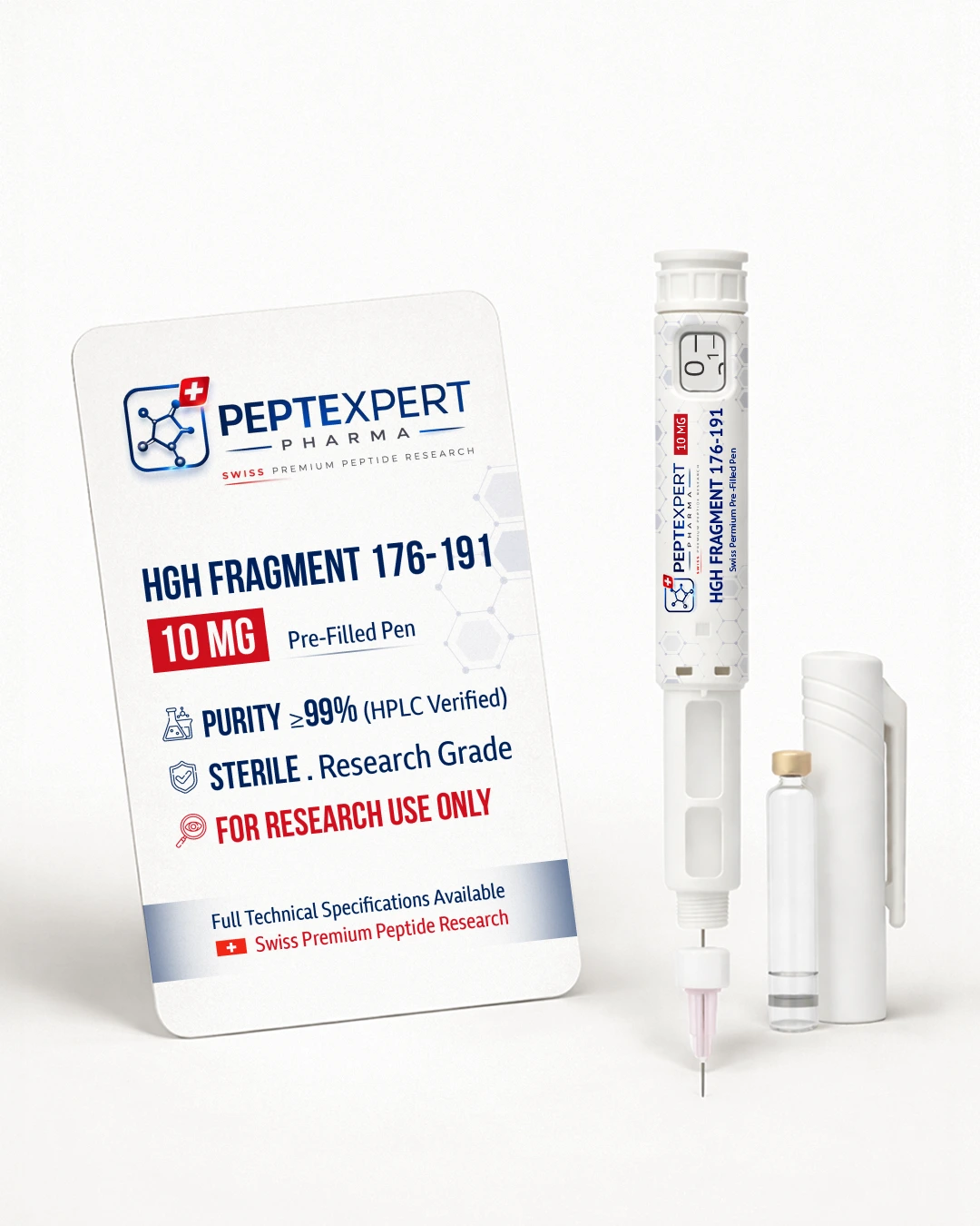 HGH FRAGMENT 176-191 10MG | Targeted Lipolysis & Swiss Precision
